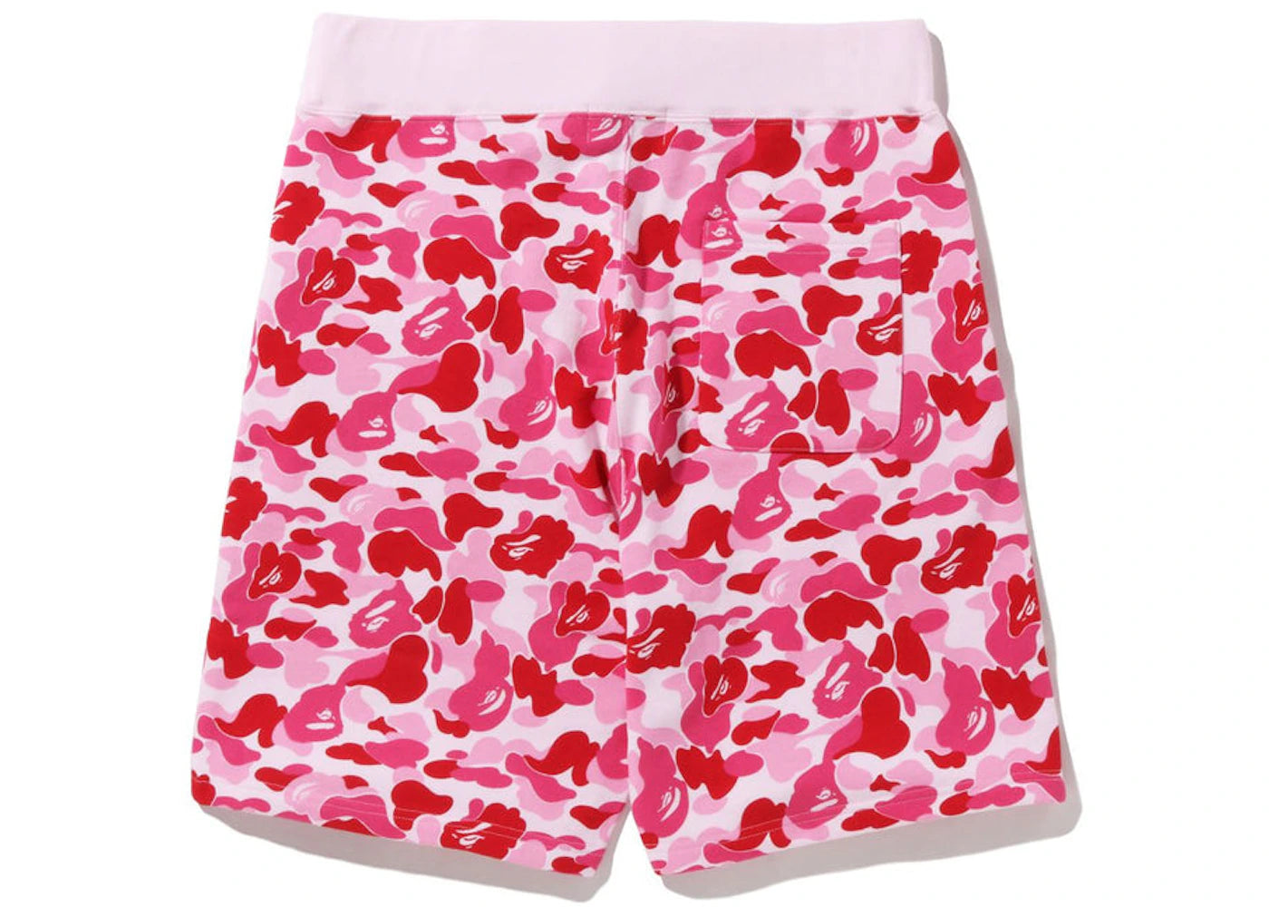 BAPE ABC Camo Sweat Shorts Pink - vue secondaire B
