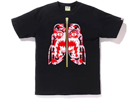 BAPE ABC Camo Tiger Tee Black/Pink