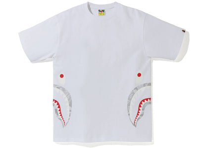 BAPE ABC Dot Reflective Side Shark Tee White - product view 2