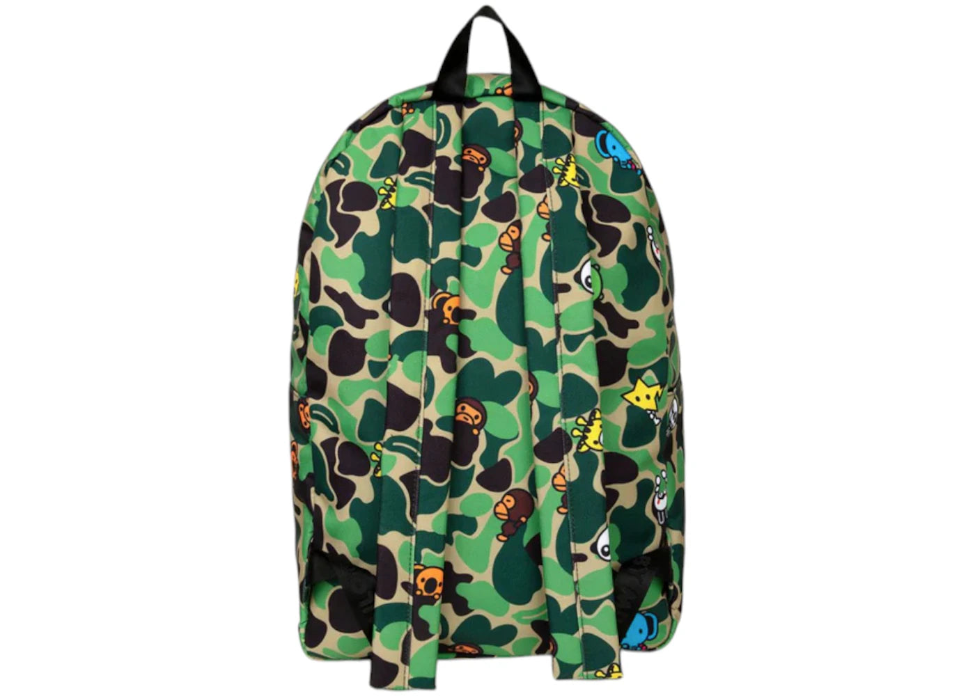 BAPE ABC Milo All Friends Large Backpack (SS25) Green - vue secondaire B