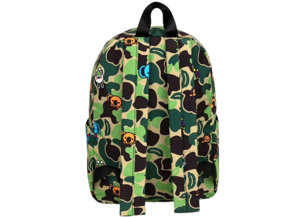 BAPE ABC Milo All Friends Medium Backpack (SS25) Green - vue secondaire B