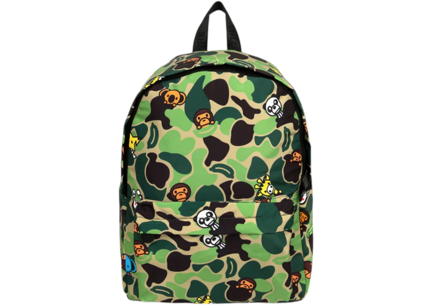 BAPE ABC Milo All Friends Medium Backpack (SS25) Green - vue secondaire A