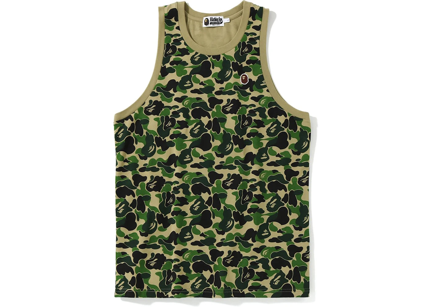 BAPE ABC One Point Tank Top Green - vue secondaire A