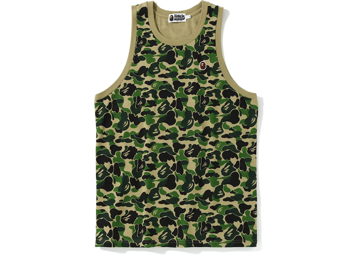 BAPE ABC One Point Tank Top Green - vue 360