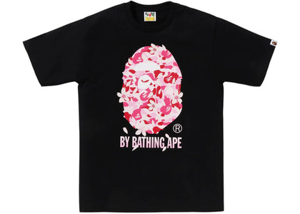 BAPE ABC Sakura Camo By Bathing Ape Tee (SS26) Black - authentic BAPE product