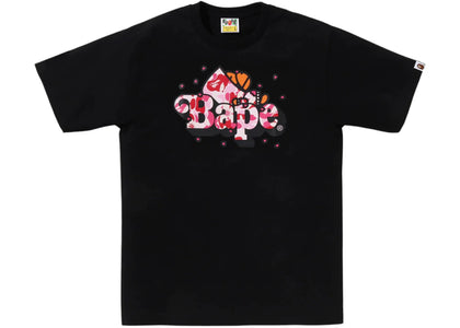 BAPE ABC Sakura Camo Milo On Bape Tee (SS26) Black - product view 2