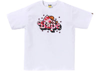 BAPE ABC Sakura Camo Milo On Bape Tee (SS26) White