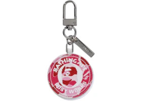 BAPE Abc Camo Busy Works Keychain Keychain Pink - authentic BAPE product