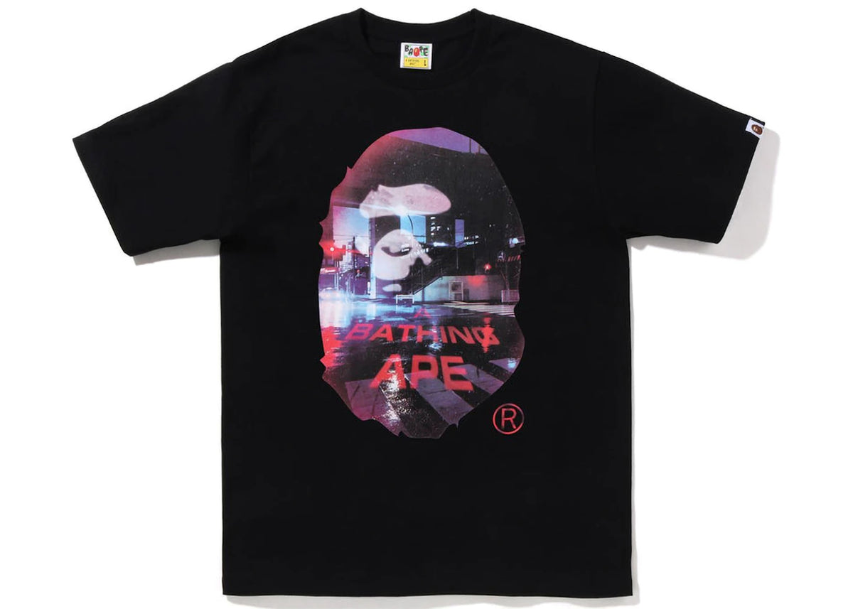 BAPE Ape Back Street Tee Black - vue secondaire A
