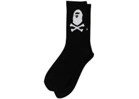 BAPE Ape Crossbone Socks Black