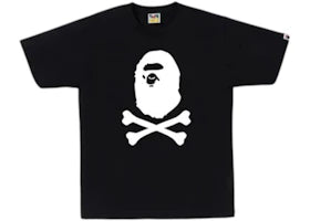 BAPE Ape Crossbone Tee Black