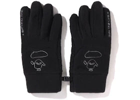 BAPE Ape Face Glove Black