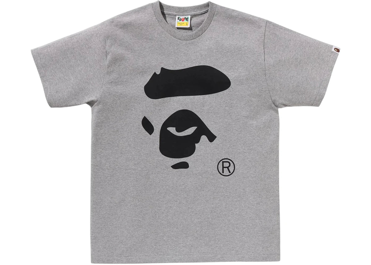 BAPE Ape Face Tee Gray - vue secondaire A