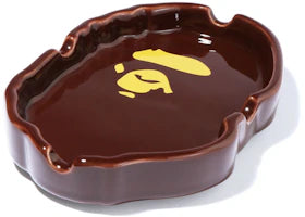 BAPE Ape Head Ashtray (FW20) Brown - vue 360