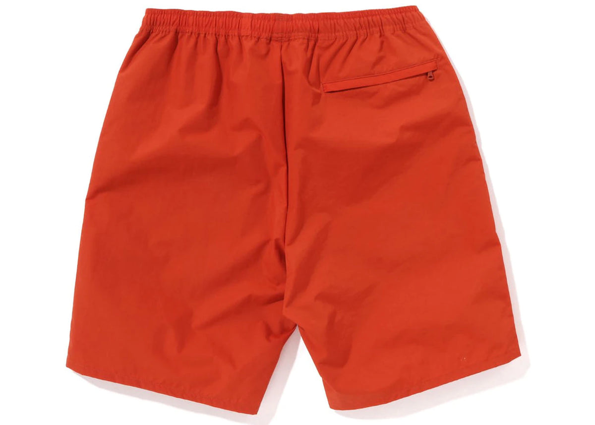 BAPE Ape Head Beach Shorts Orange - vue secondaire A