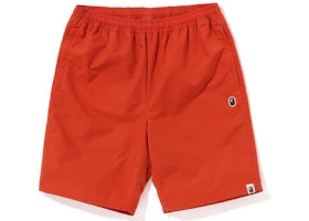 BAPE Ape Head Beach Shorts Orange