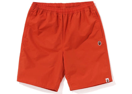 BAPE Ape Head Beach Shorts Orange - apparel view 2