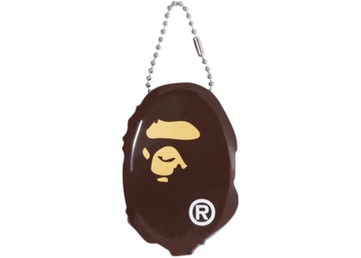 BAPE Ape Head Coin Case (FW25) Brown