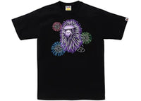 BAPE Ape Head Firework II Tee Black
