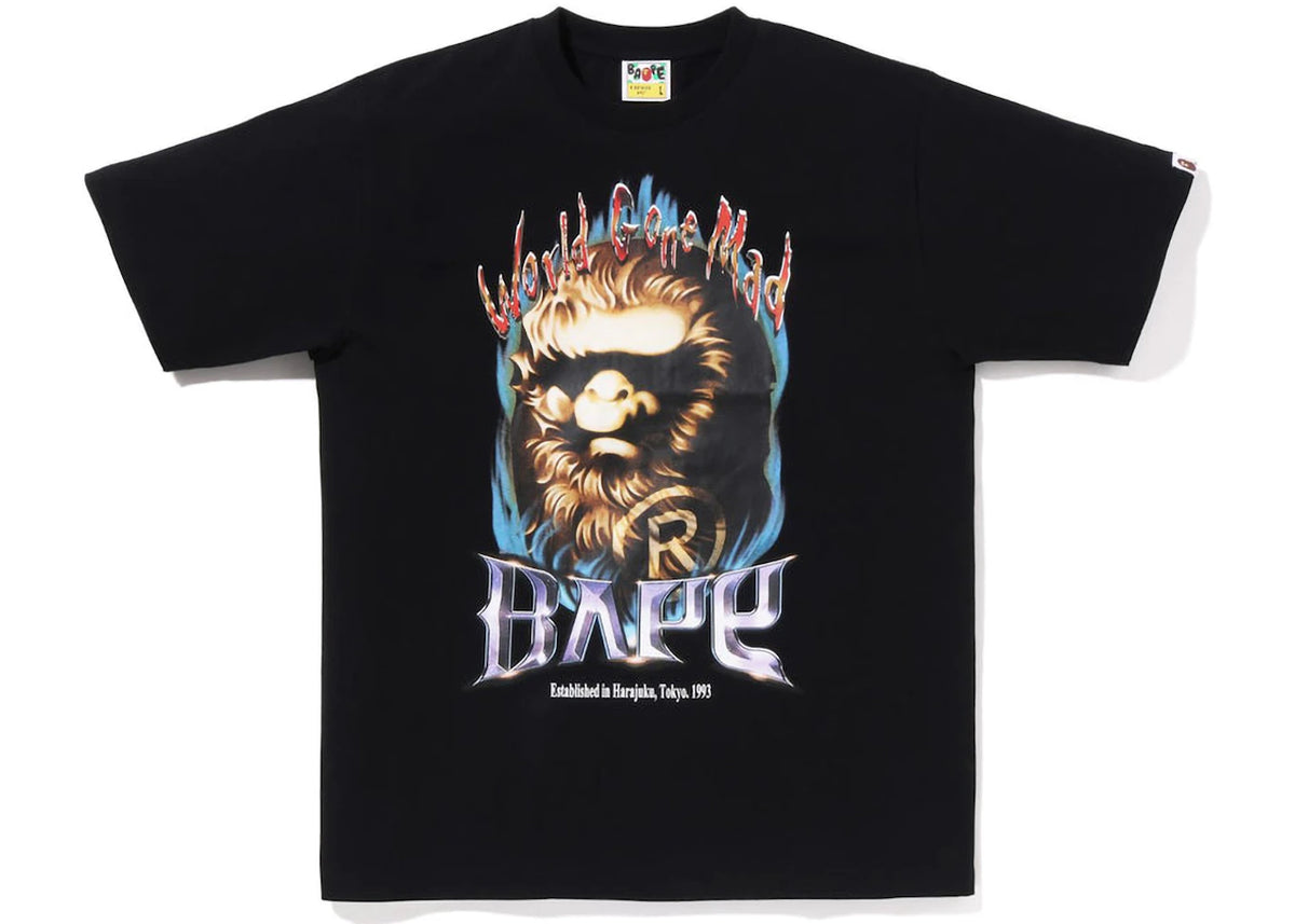 BAPE Ape Head Mad Tee Black - vue secondaire A