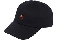 BAPE Ape Head One Point Panel Cap (SS22) Black