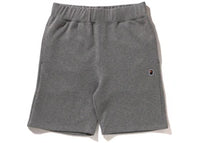 BAPE Ape Head One Point Sweat Short Grey