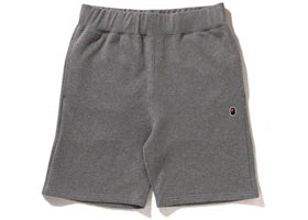 BAPE Ape Head One Point Sweat Short Grey