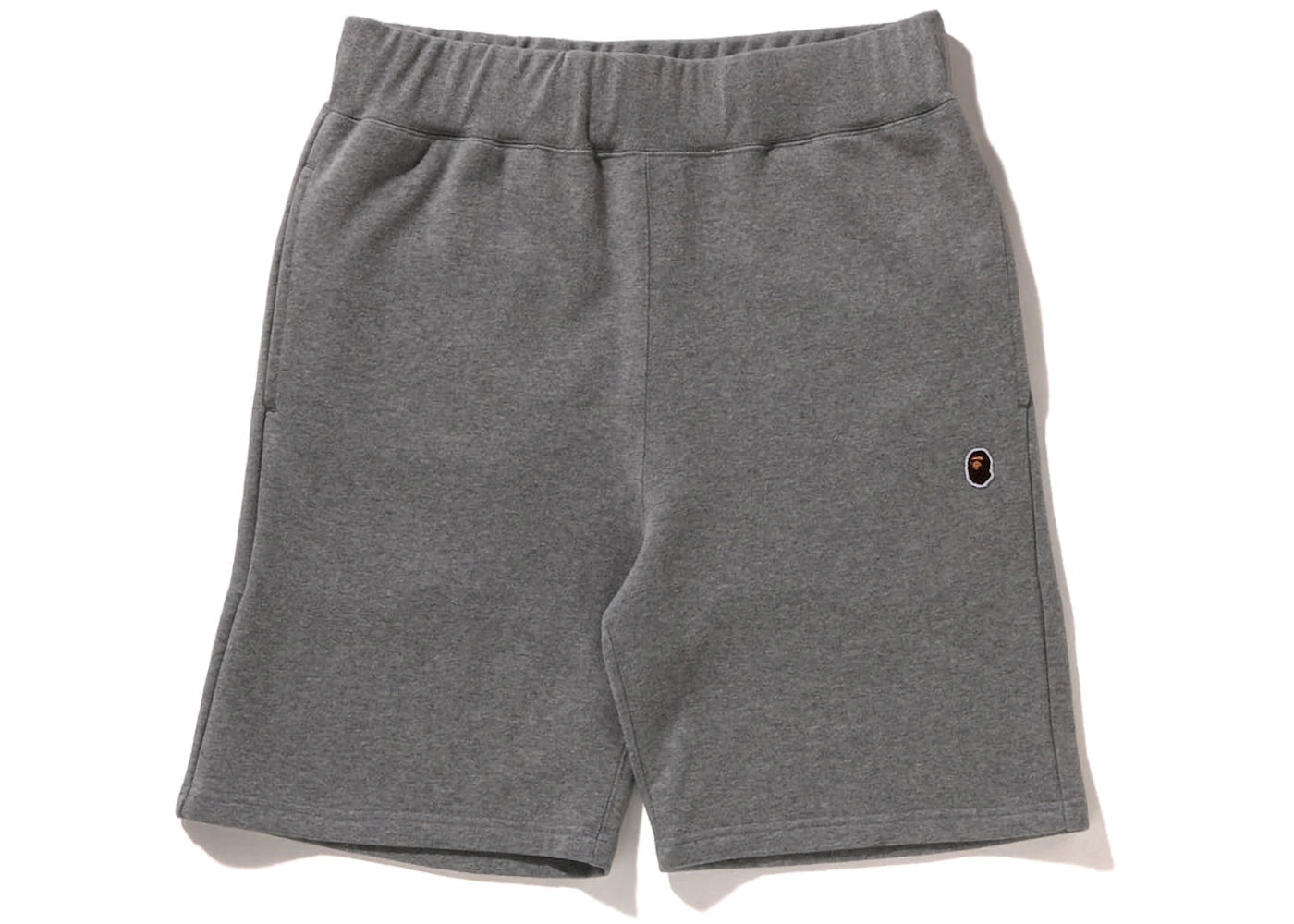 BAPE Ape Head One Point Sweat Short Grey - vue secondaire A