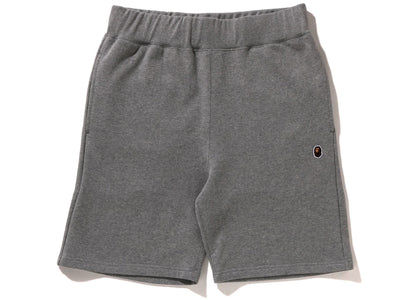 BAPE Ape Head One Point Sweat Short Grey - product view 2