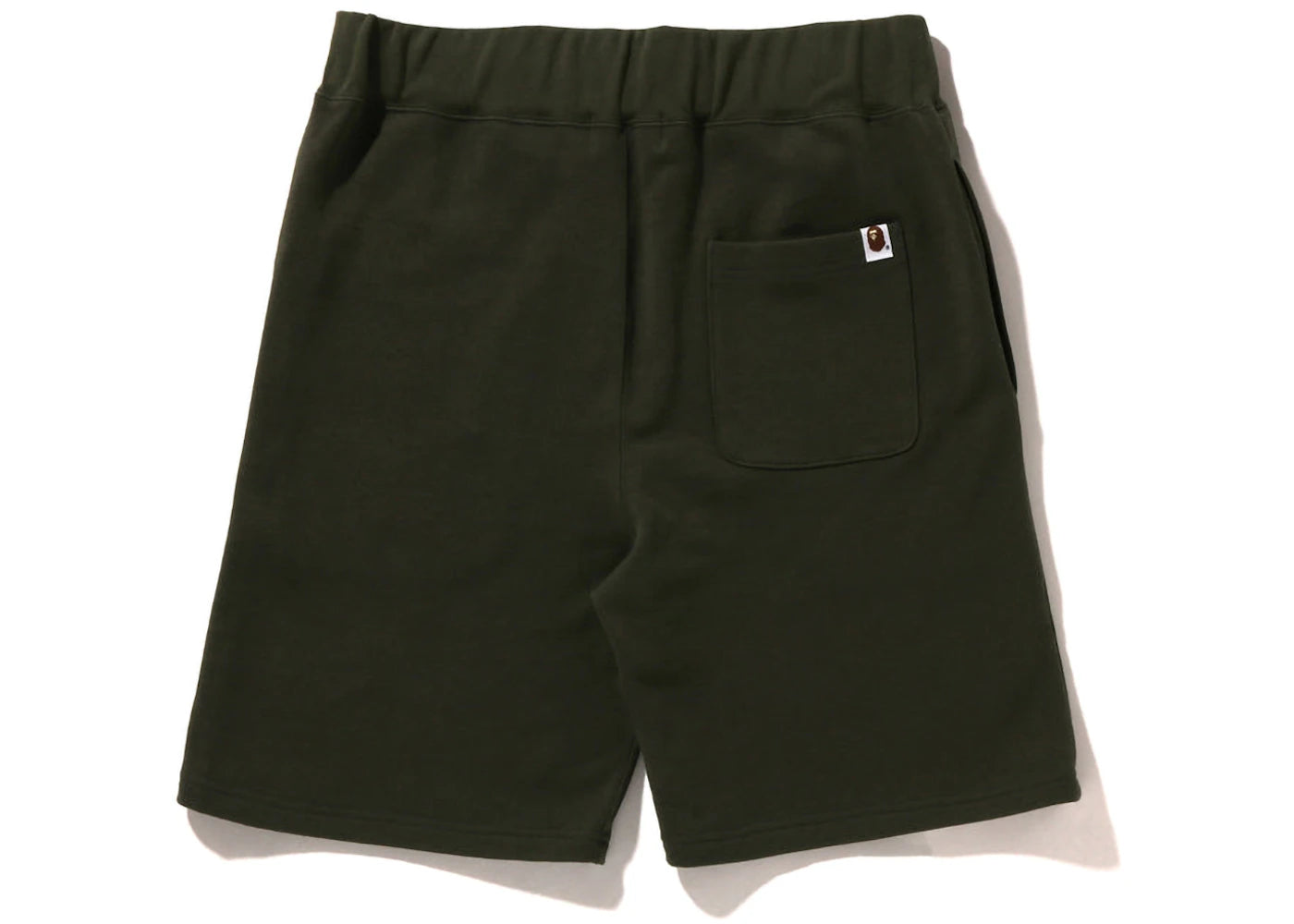 BAPE Ape Head One Point Sweat Short Olive Drab - vue secondaire B