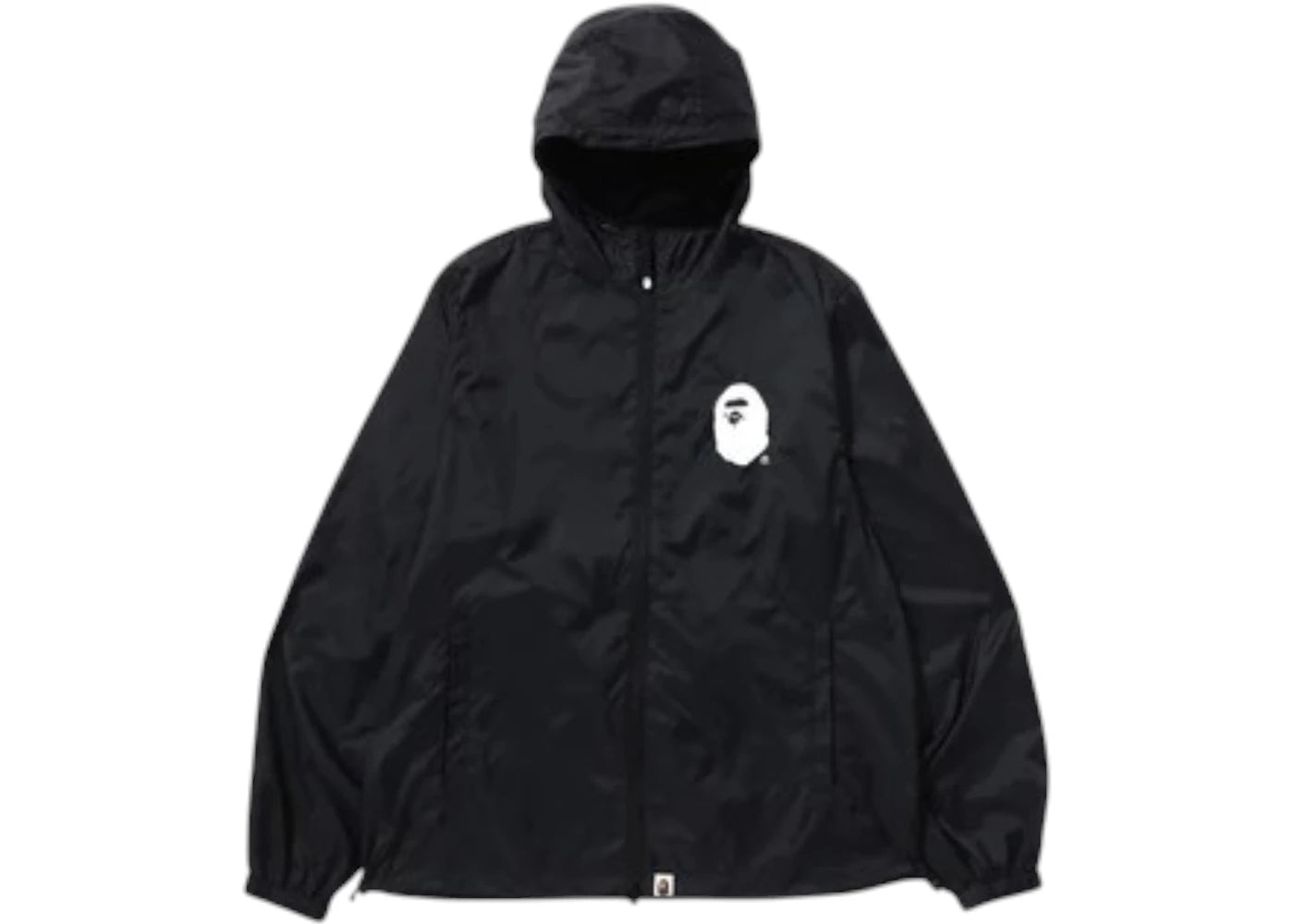 BAPE Ape Head Packable Jacket Black - vue secondaire A
