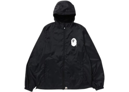 BAPE Ape Head Packable Jacket Black - apparel view 2
