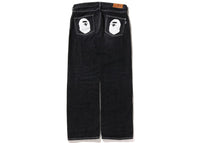 BAPE Ape Head Relaxed Fit Denim Black