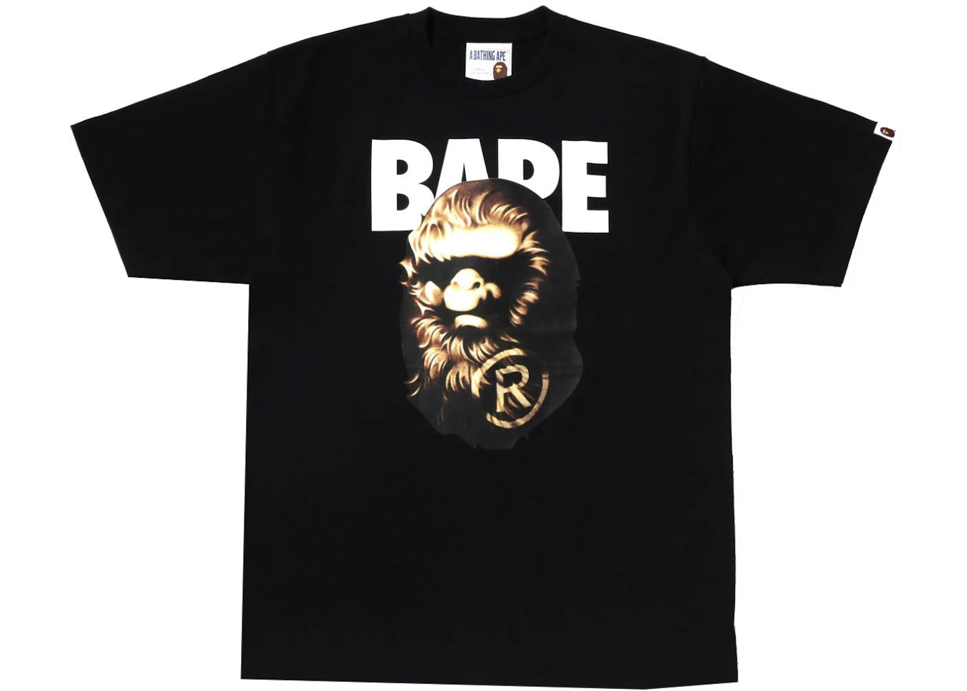 BAPE Ape Head Tee Tee Black - vue 360