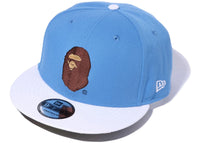 BAPE Ape Head World Gone Mad 9Fifty New Era Cap Blue