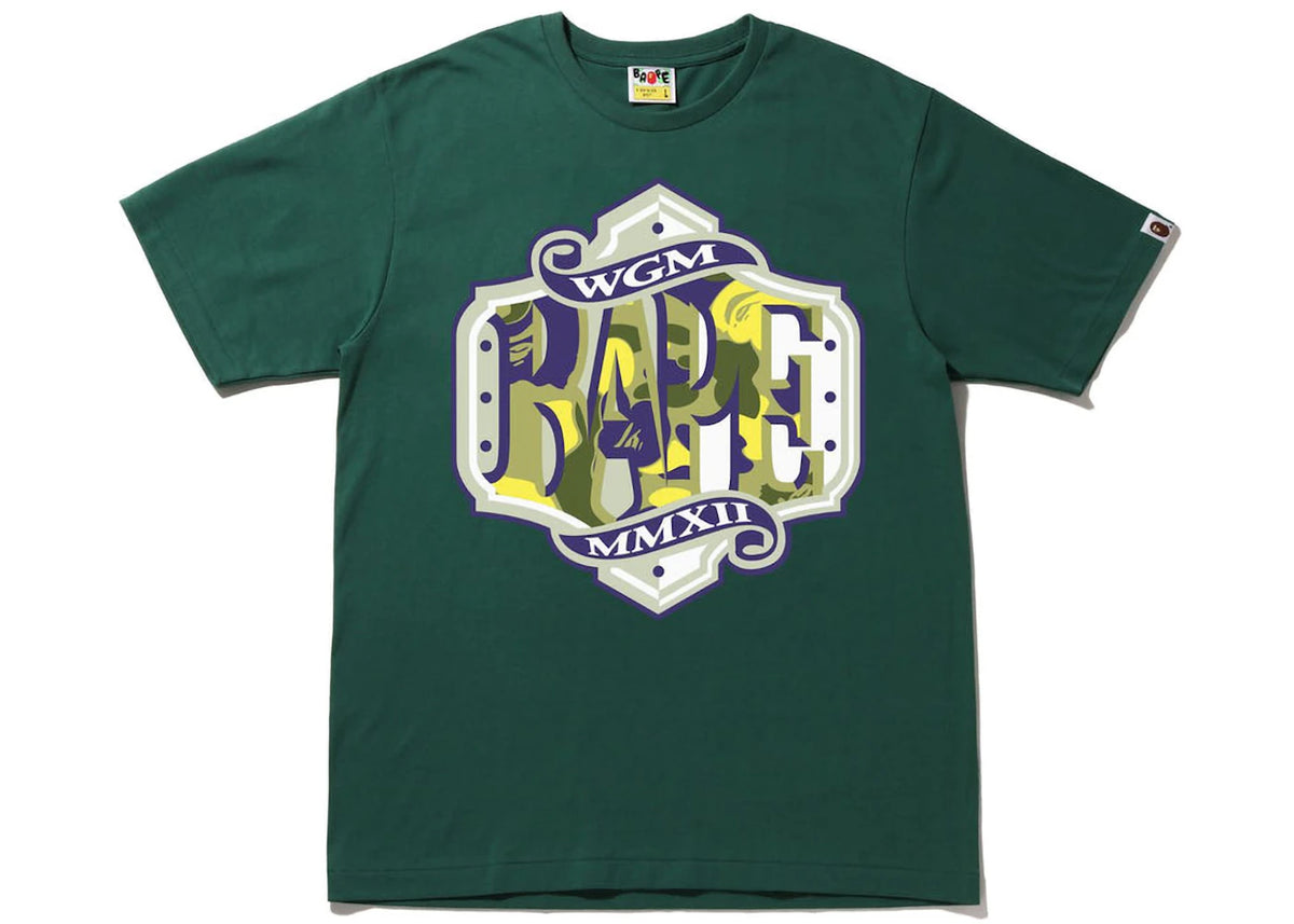 BAPE Archive Graphic #11 Tee Green - vue secondaire A