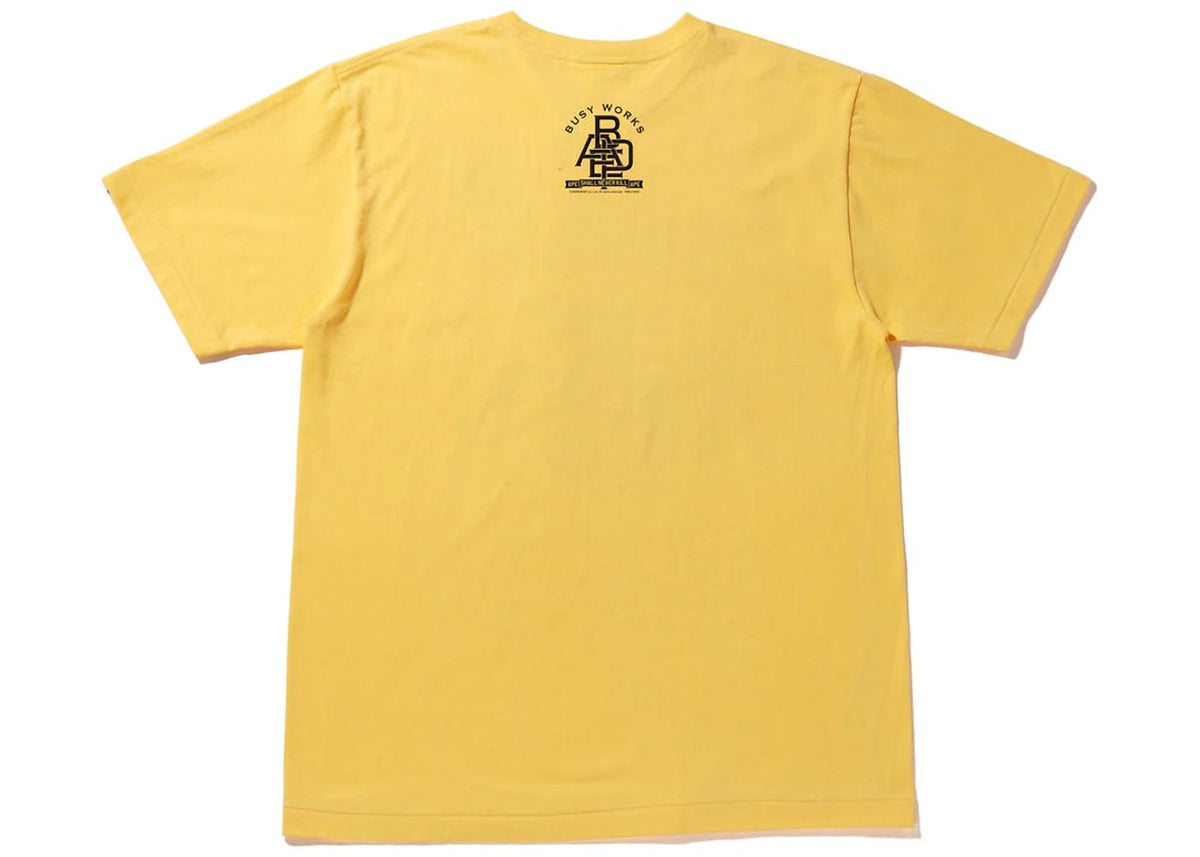 BAPE Archive Graphic #9 Tee Yellow - vue secondaire B