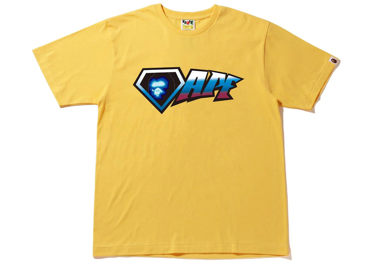BAPE Archive Graphic #9 Tee Yellow - vue secondaire A