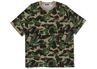 BAPE Art Camo Ape Head One Point Tee Green