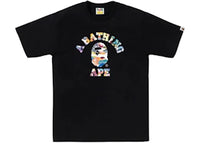 BAPE Art Camo College Tee Black