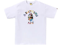BAPE Art Camo College Tee White
