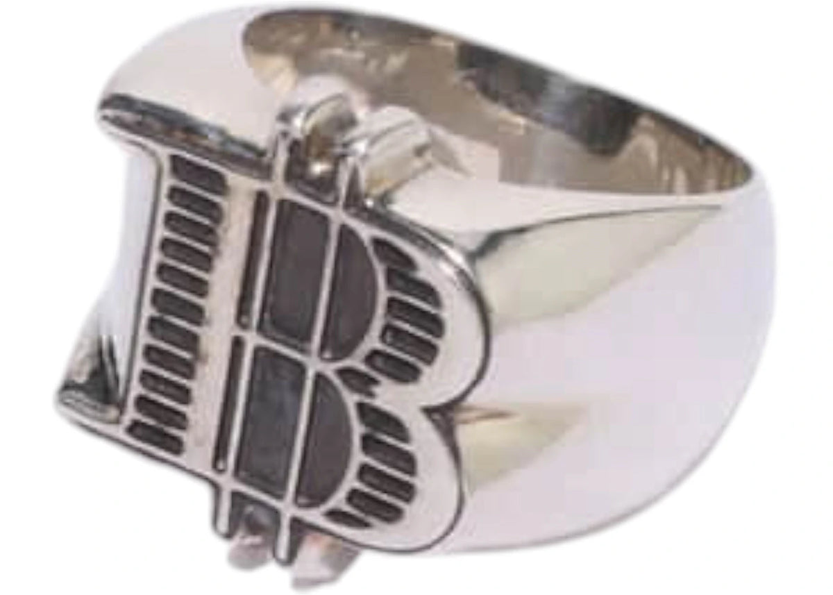 BAPE B Logo Ring Silver - vue secondaire B
