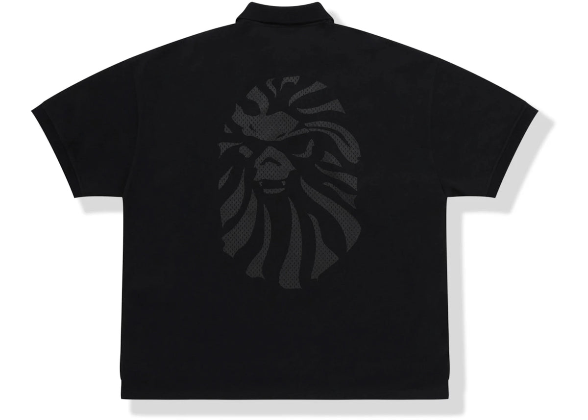 BAPE BLACK Logo Polo Black - vue secondaire A