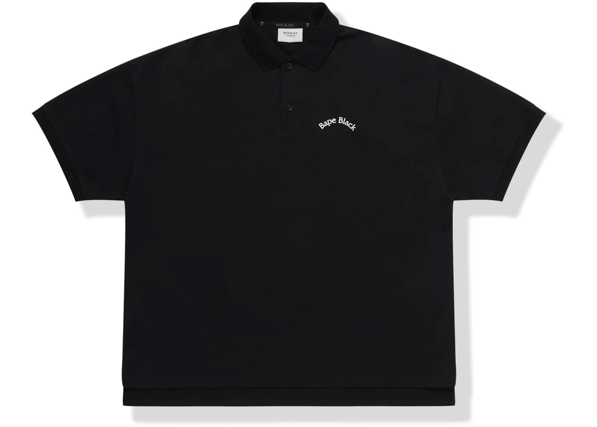 BAPE BLACK Logo Polo Black - vue 360