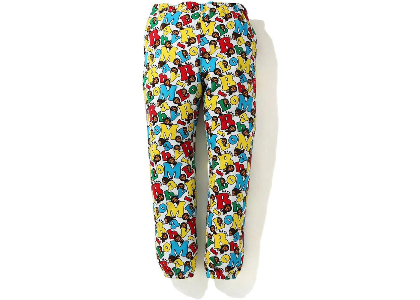 BAPE Baby Milo Alphabet Slim Sweatpants Multi - vue secondaire A