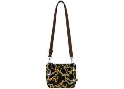 BAPE Baby Milo Camo Crossbody Bag Army Green - product view 2