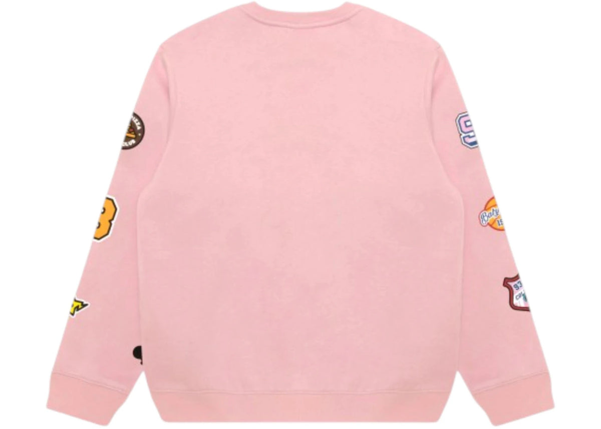 BAPE Baby Milo Crewneck Sweatshirt Pink - vue secondaire B