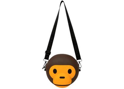 BAPE Baby Milo Face Crossbody Bag Brown - product view 2