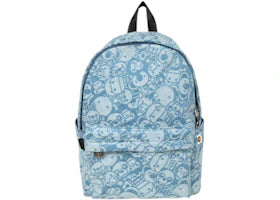 BAPE Baby Milo & Friends Medium Backpack Denim - vue 360