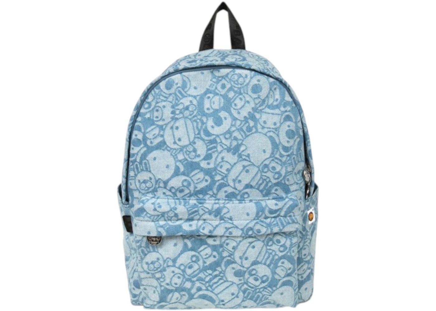 BAPE Baby Milo & Friends Medium Backpack Denim - vue secondaire A